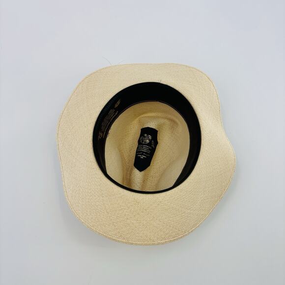 Optimo Hatworks Hats Arizona Cowboy Hat Straw Beaver Rope Western Size 7 1/4 Tan - Picture 8 of 8